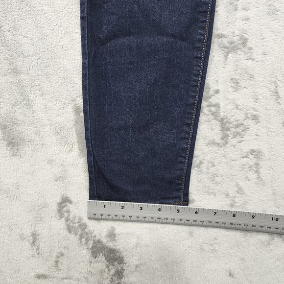 No Boundaries Jeans Womens 15 Juniors Blue Dark Wash High Rise Skinny Stretch - Picture 11 of 12
